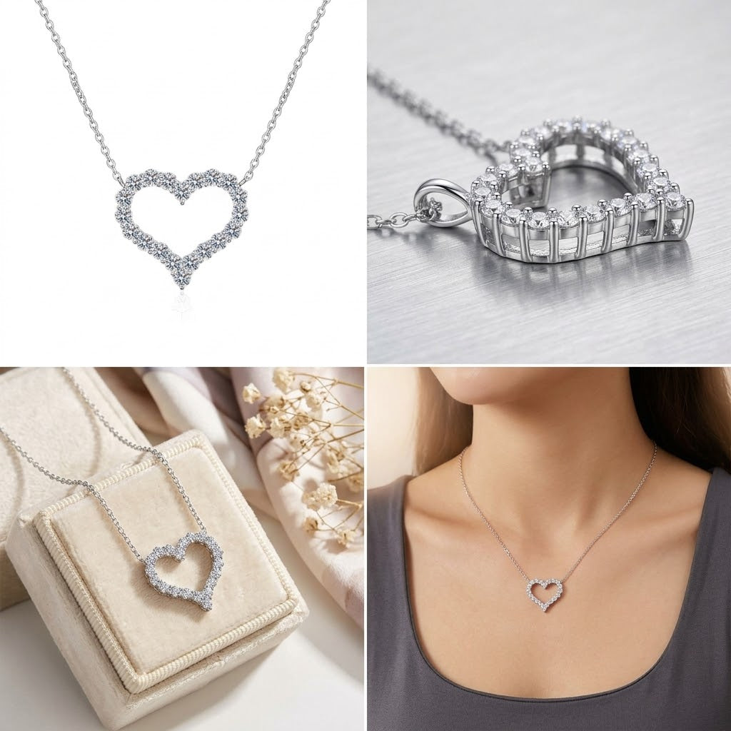 Crystallic Heart Necklace