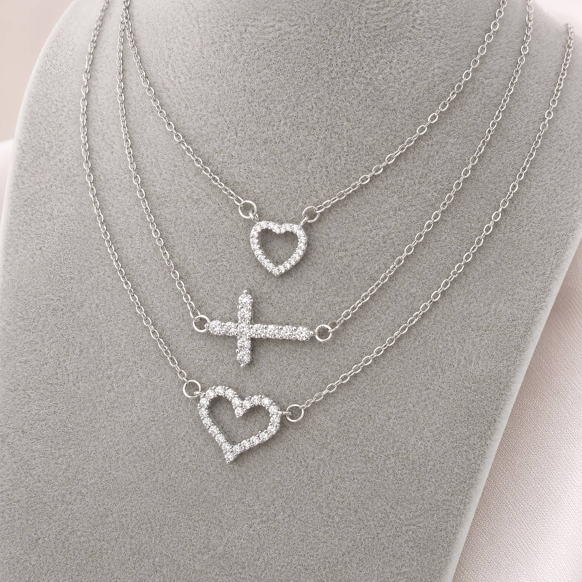 Crystallic Heart Necklace
