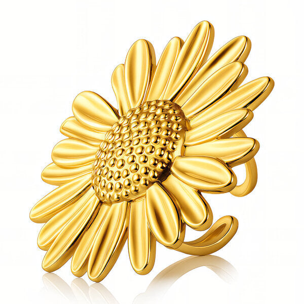 Flower Ring 18K Gold